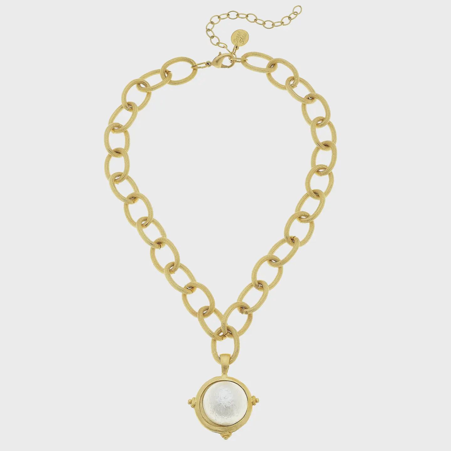 SH2505852 COTTON PEARL CHAIN NECKLACE