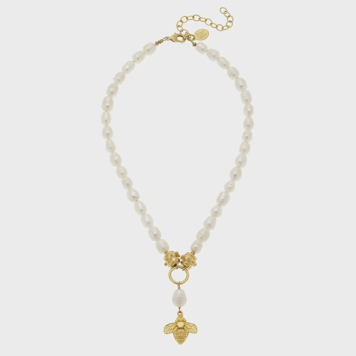 SH2505722 GOLD BEE NECKLACE