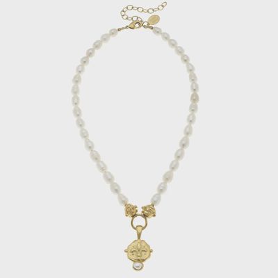 SH25051452 FLEUR DE LIS NECKLACE