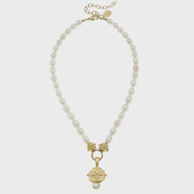 SH25051452 FLEUR DE LIS NECKLACE