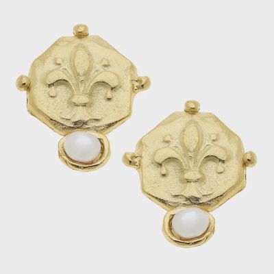 SH2505722 FLEUR DE LIS EARRINGS