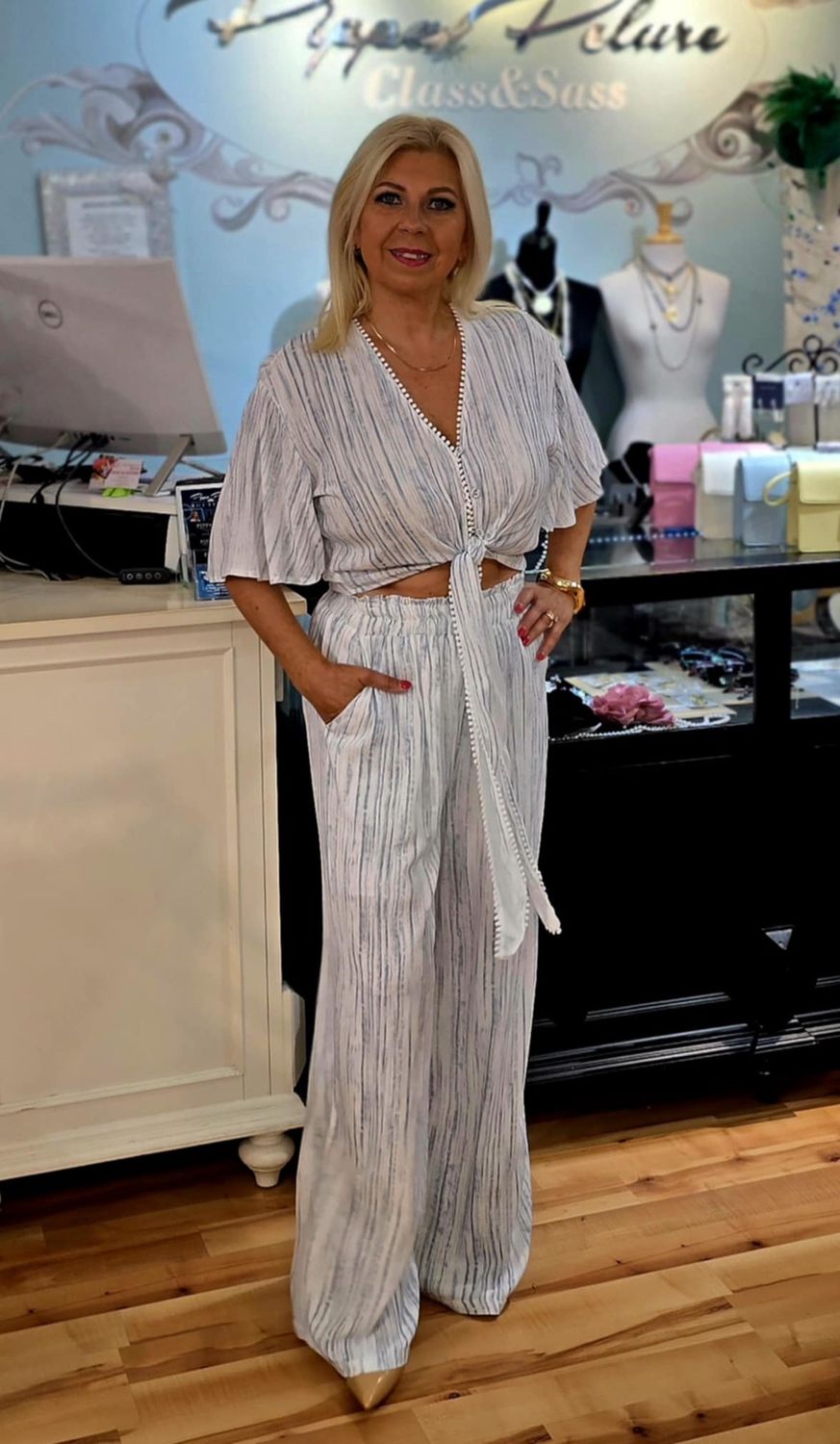 NB2505893  TIE UP MUSLIN SET