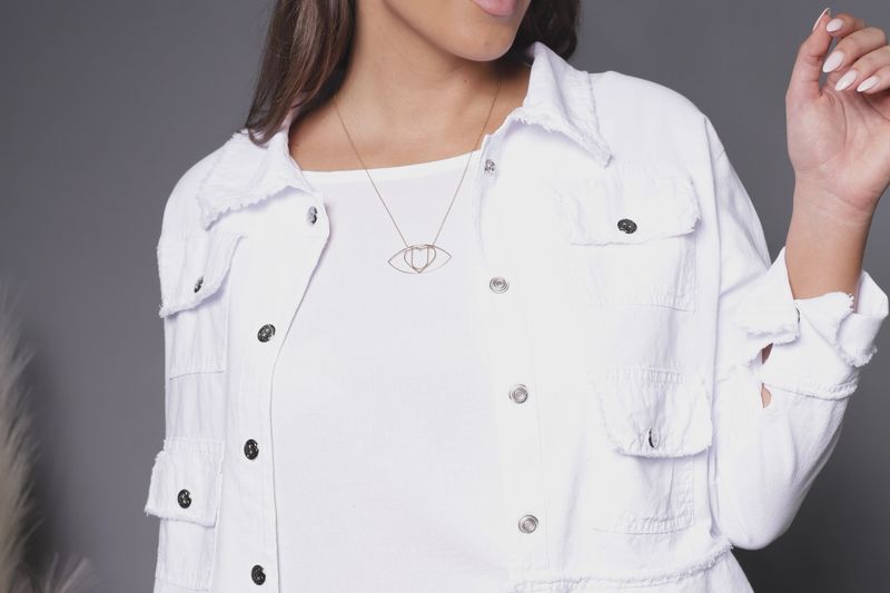 GO2506563 COTTON JACKET WHITE