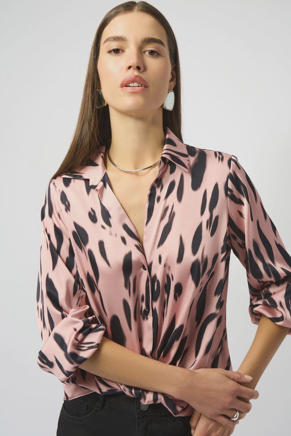 RJ25072053 ROSE PINK BLOUSE