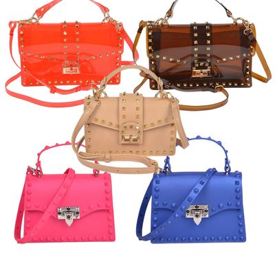FA25084210 STUDDED CROSS BODY HAND BAG