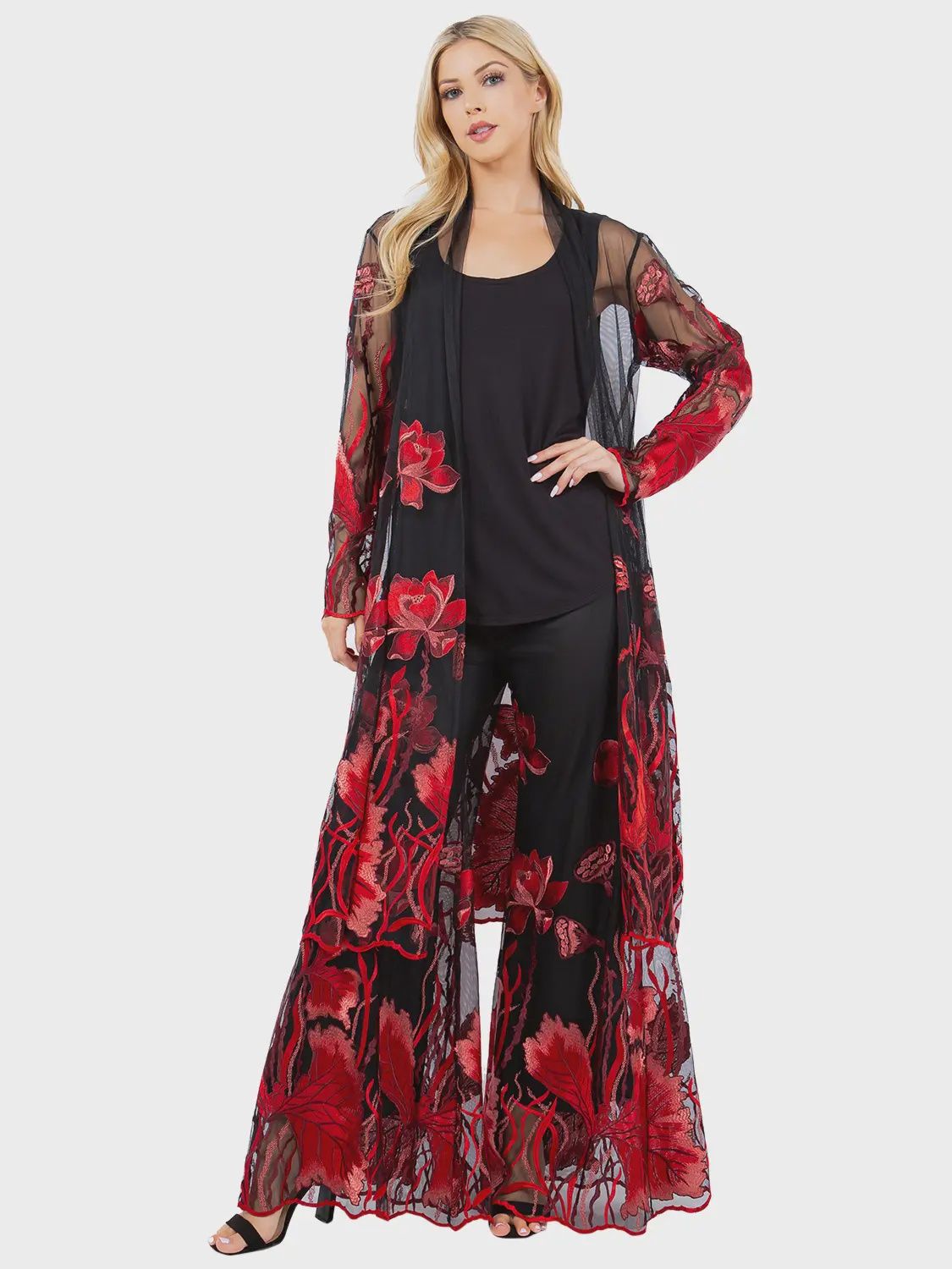 KO2508  RED VIBRANT DUSTER