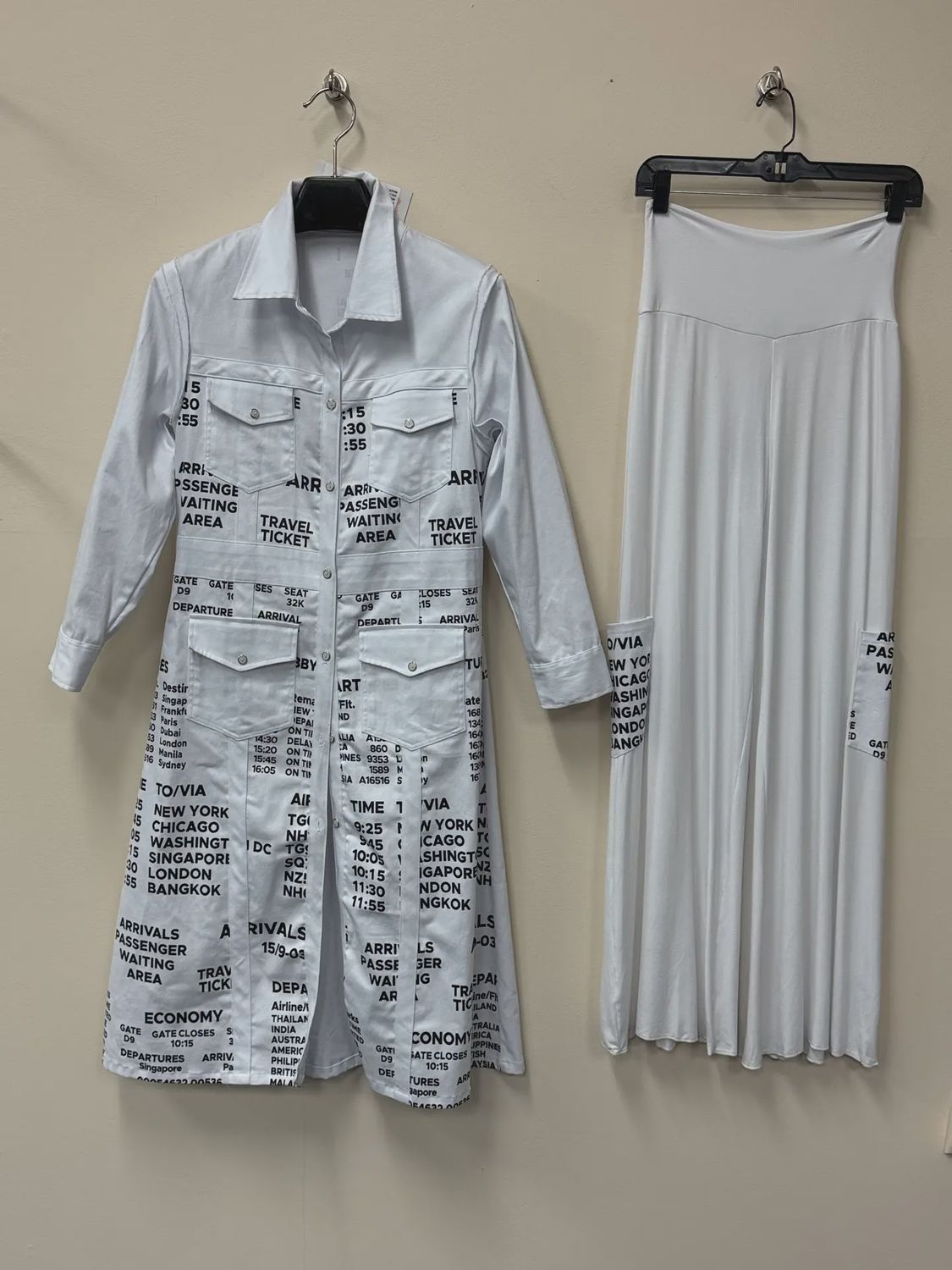 KO2508  WIDE TRAVEL PANTS WITH SIDE POCKET