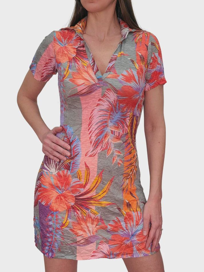 DC2508  POLO DRESS BRIGHT