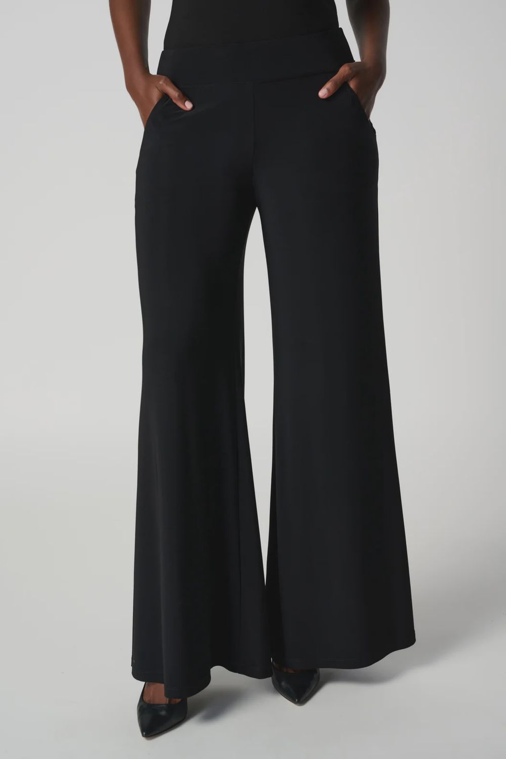 RJ2508 BLACK WIDE LEG PANT
