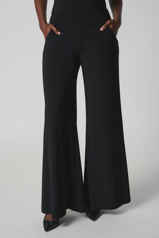 RJ2508 BLACK WIDE LEG PANT