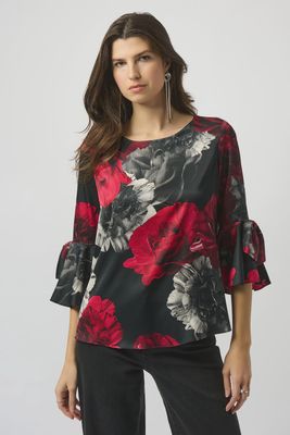 RJ2508 RED ROSE BLOUSE
