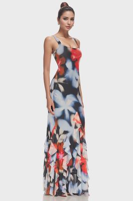 FA2508 RUFFLE MAXI DRESS