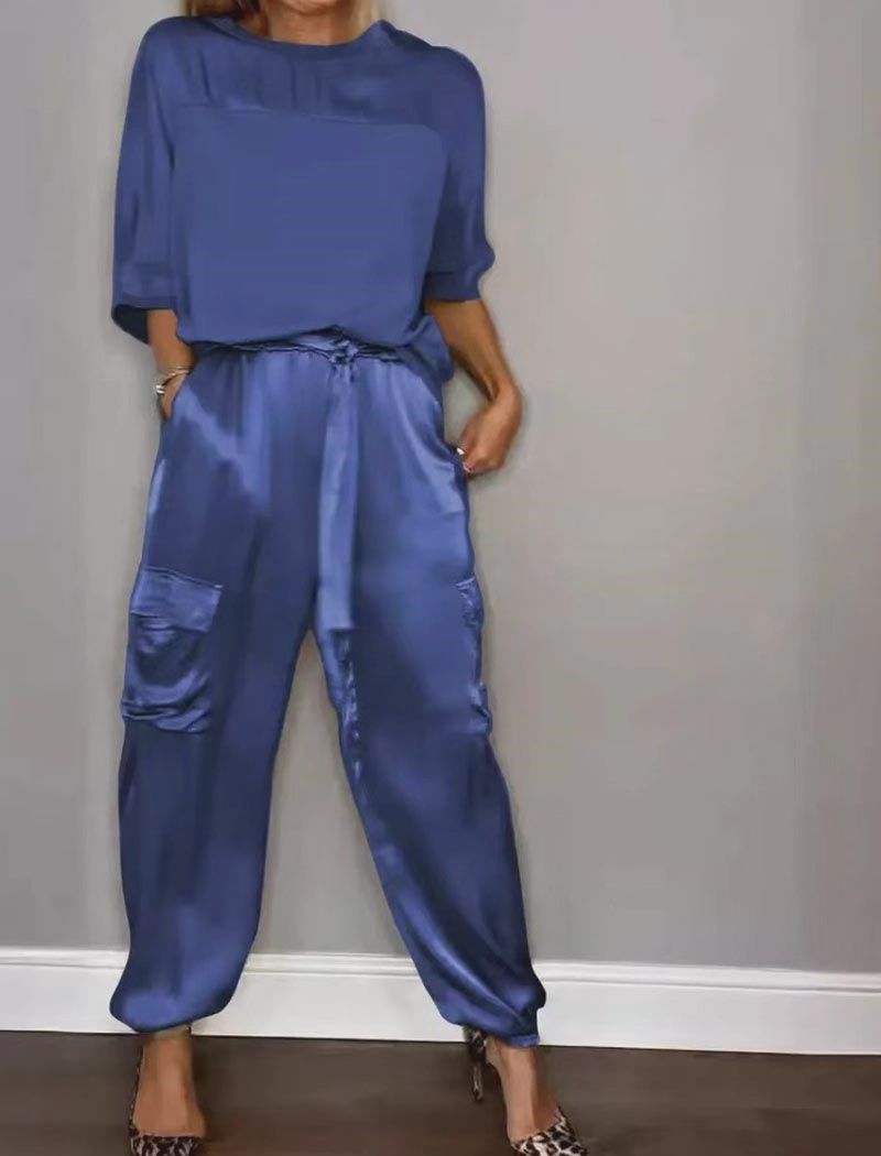 FA2509 SATIN CARGO LUXE SET