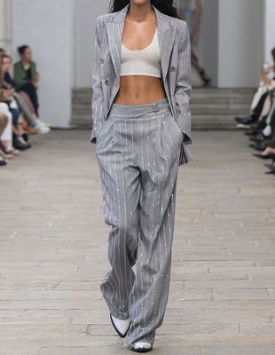 FA2509 PINSTRIPE SUIT SET