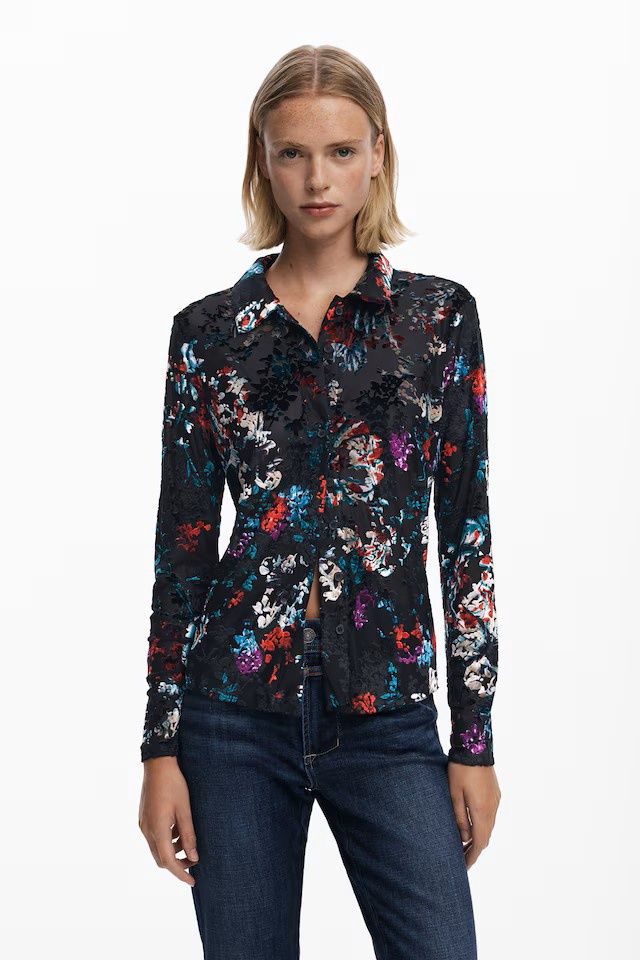 DS2510  FLORAR BURNOUT TOP