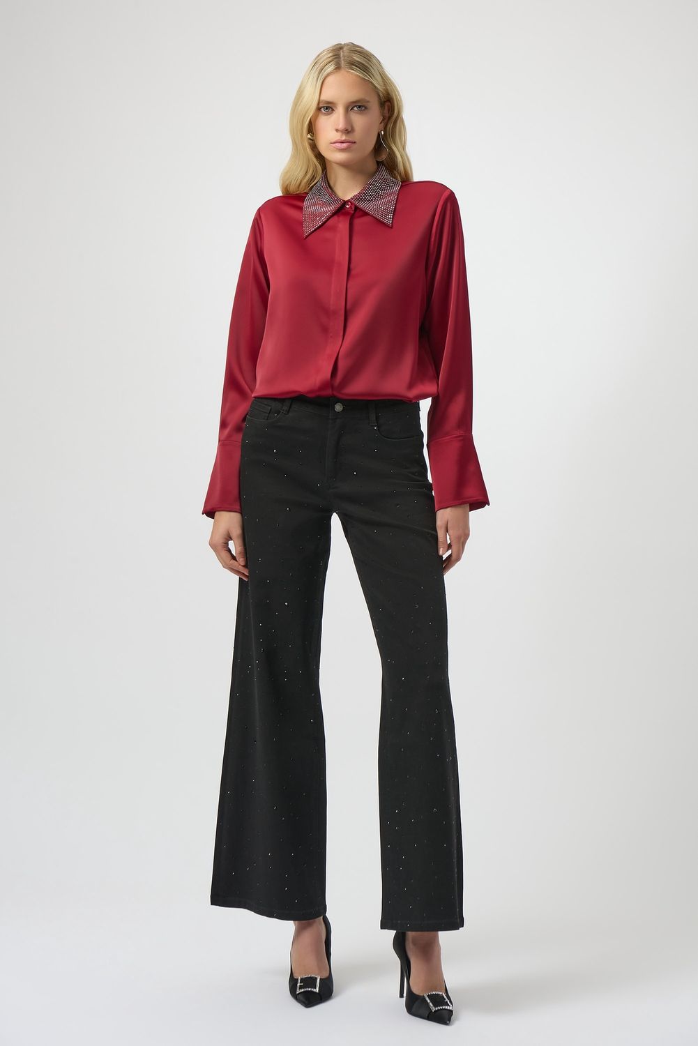 RJ2510 BLACK CRYSTAL JEANS