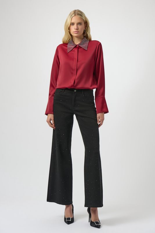 RJ2510 BLACK CRYSTAL JEANS