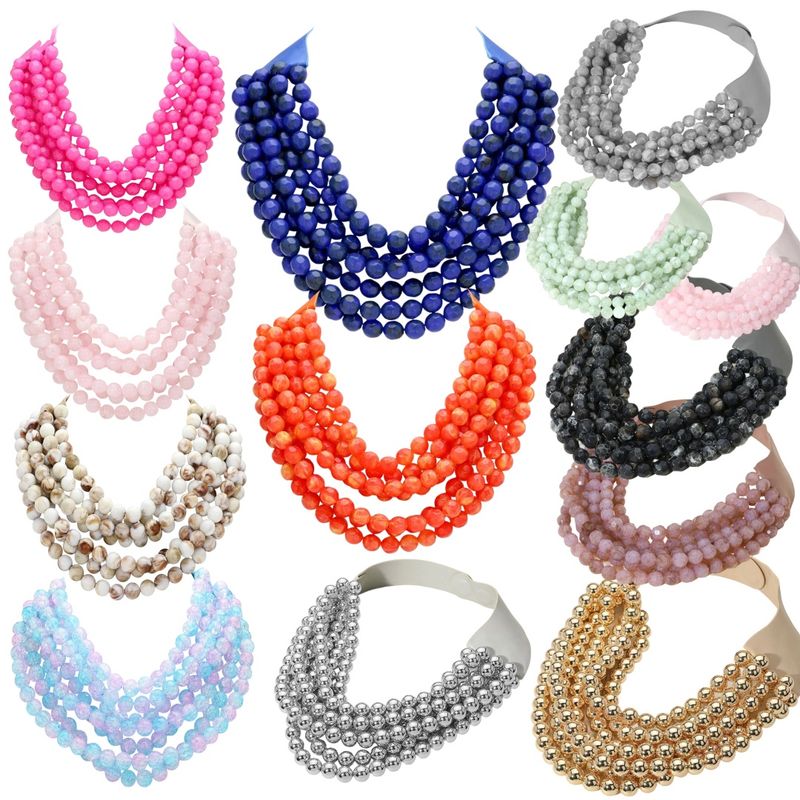 FA2510 FB NECKLACE VARIOUS COLORS