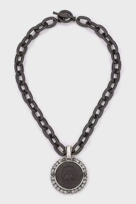 FK2512 LOURDES GRAPHITE NECKLACE