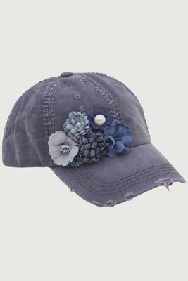 FA2601 FLORAL GREY CAP
