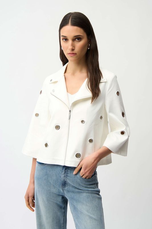 RJ2601 GROMMET WHITE JACKET