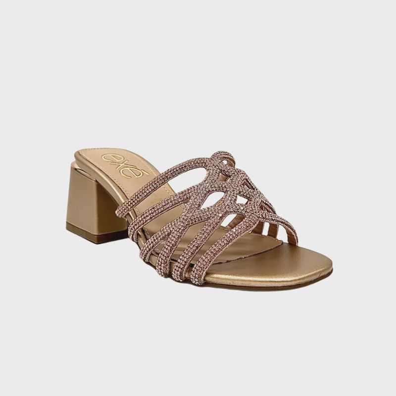 EX2601 ROSE GOLD BLOCK HEEL