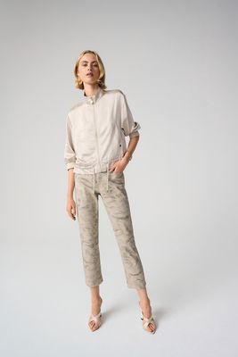 RJ2601 JACQUARD CROP PANTS