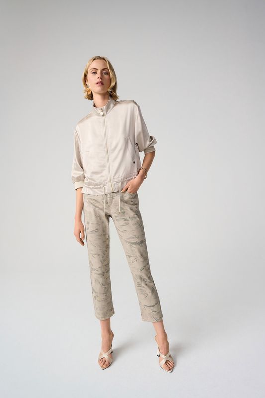 RJ2601 JACQUARD CROP PANTS