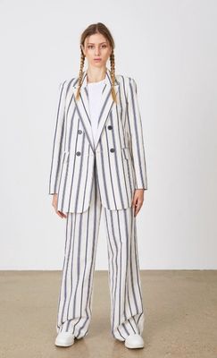 ED2601 STRIPED LINED JACKET