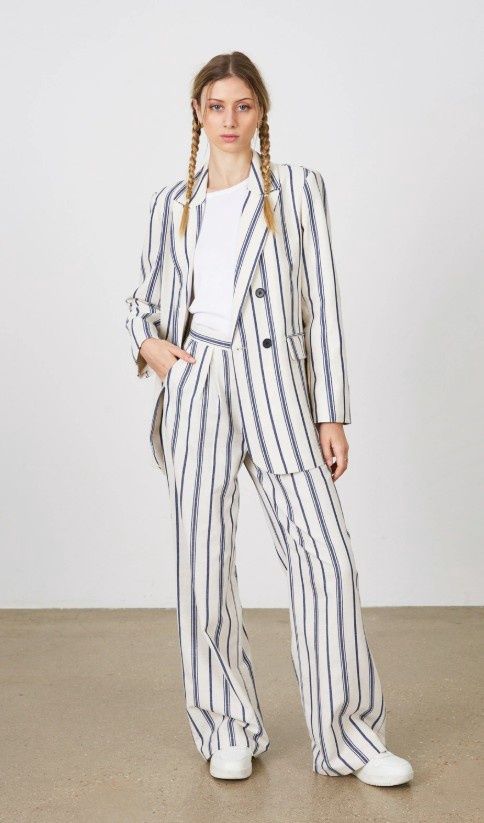 ED2601 STRIPED TROUSERS