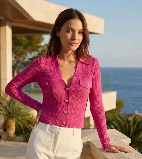 ED2602 VIBRANT KNIT TOP