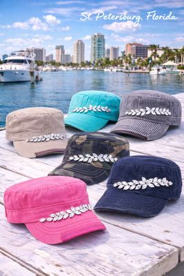 FA2604 BEJEWELED CADET HAT
