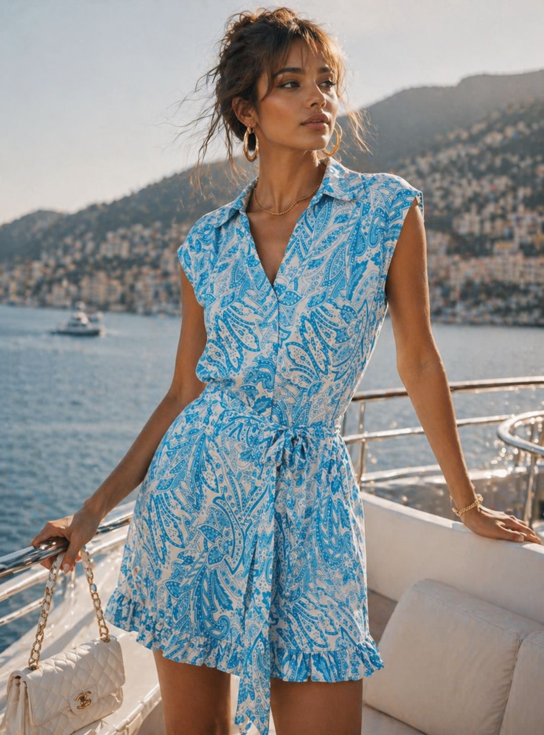 FA2604 PAISLEY ROMPER