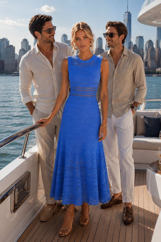 PS2606 AZURE HORIZON DRESS