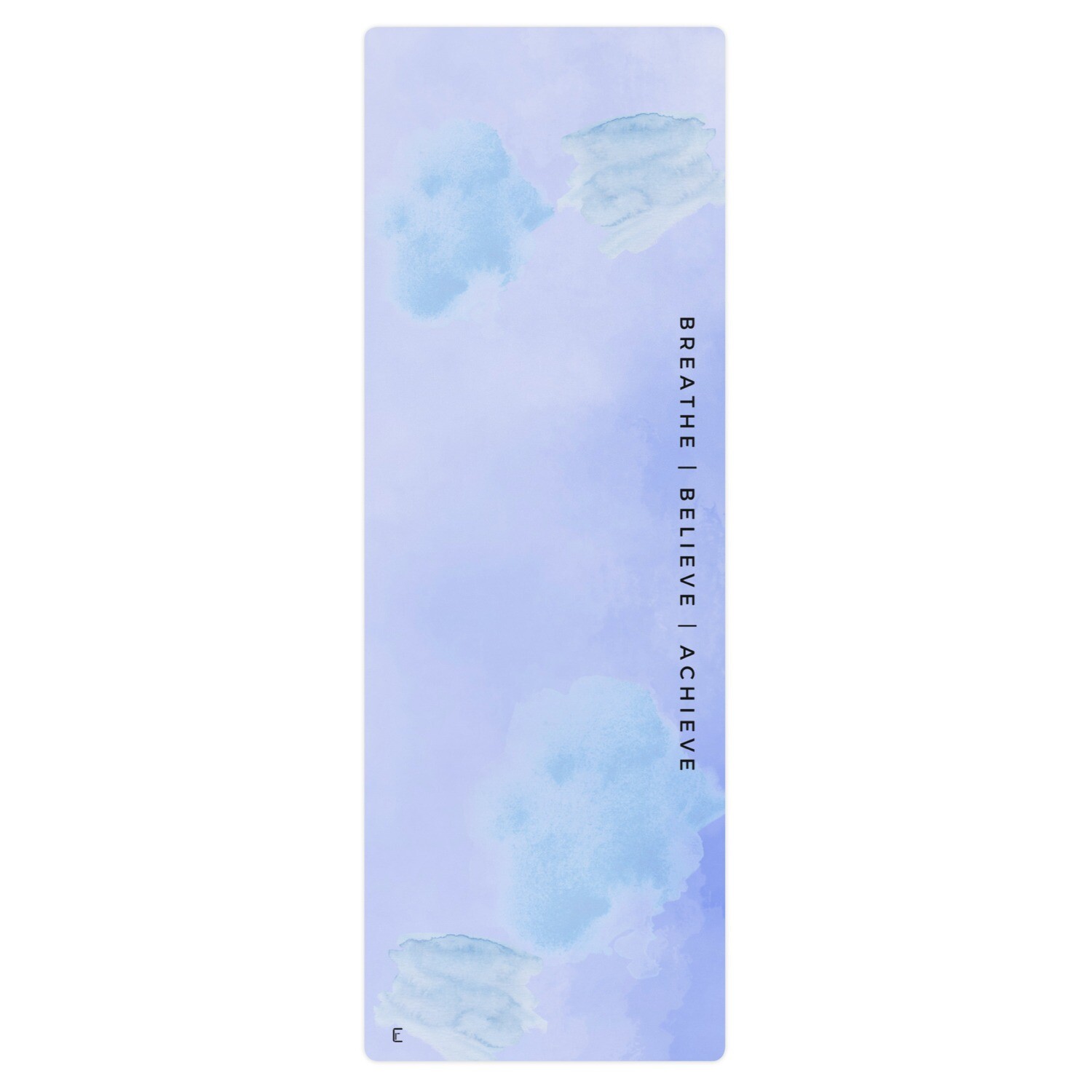 Yoga mat - Breathe, Believe, Achieve 