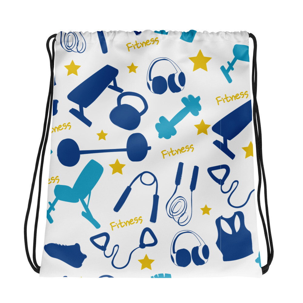 Drawstring bag - Gym Blue