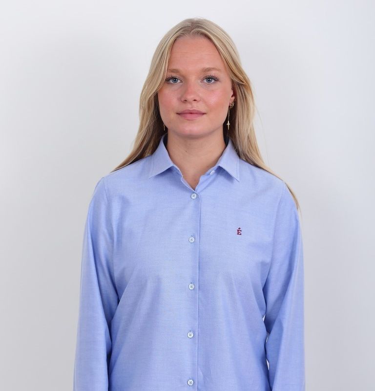 Camisa Oxford Azul