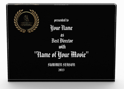 Acrylic Exposition Horizontal  Award