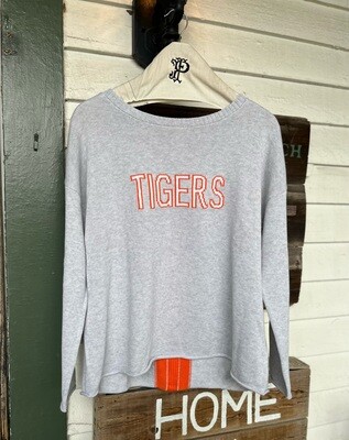 Gray Tigers Clemson Sweater