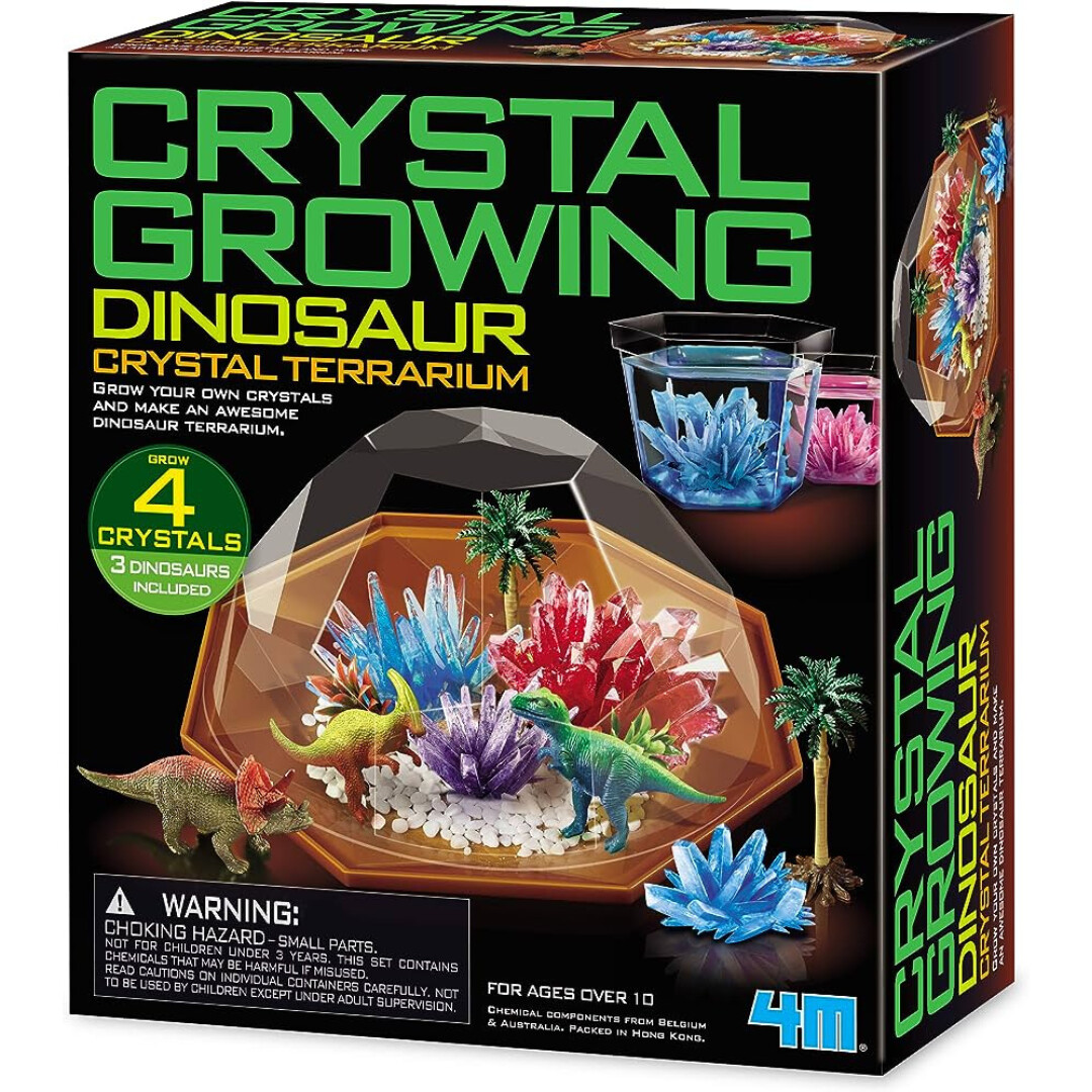 4M Crystal Growing Dinosaur Terrarium DIY STEM Science Kit