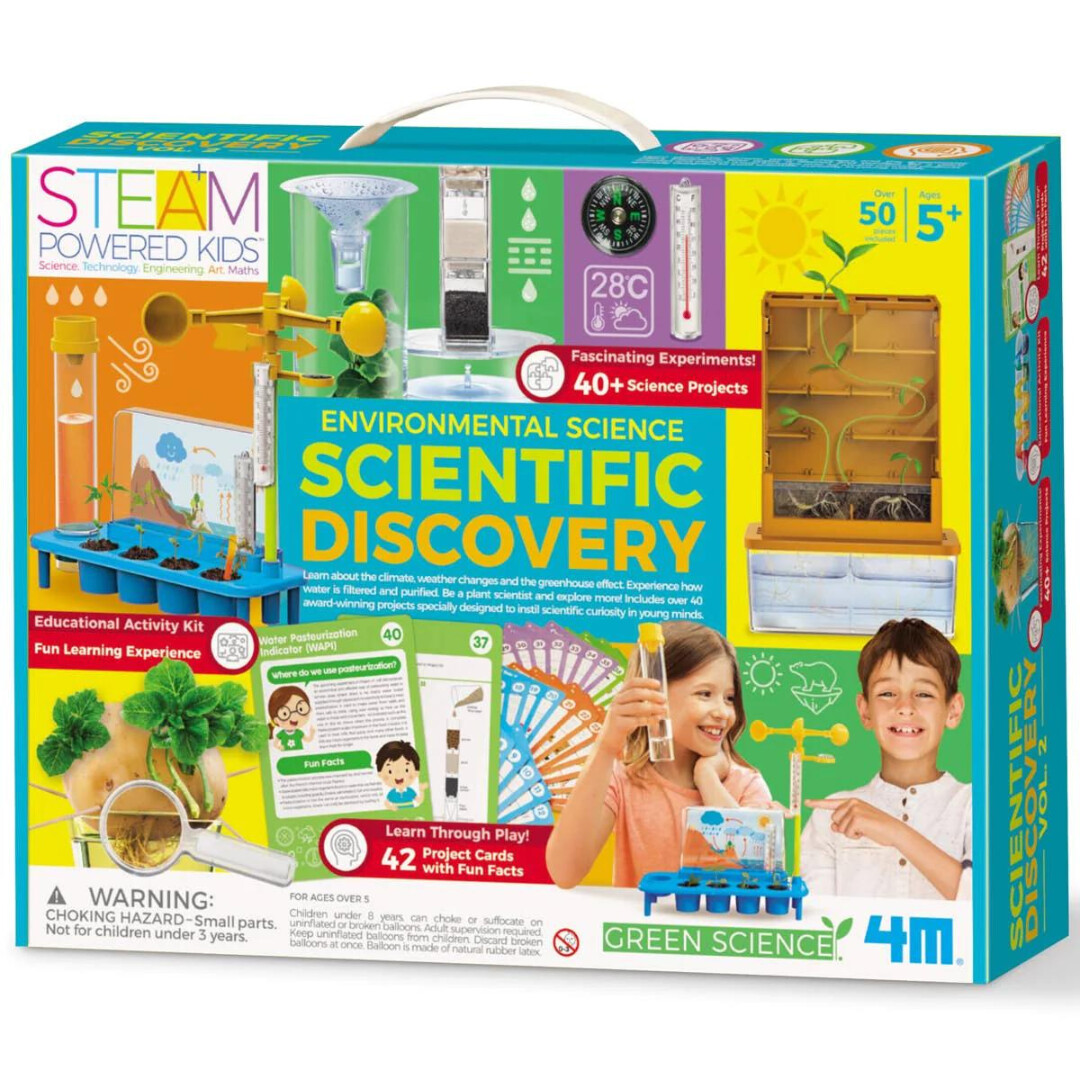 4M Scientific Discovery Vol 2-Science Kit for Kids STEM Toys