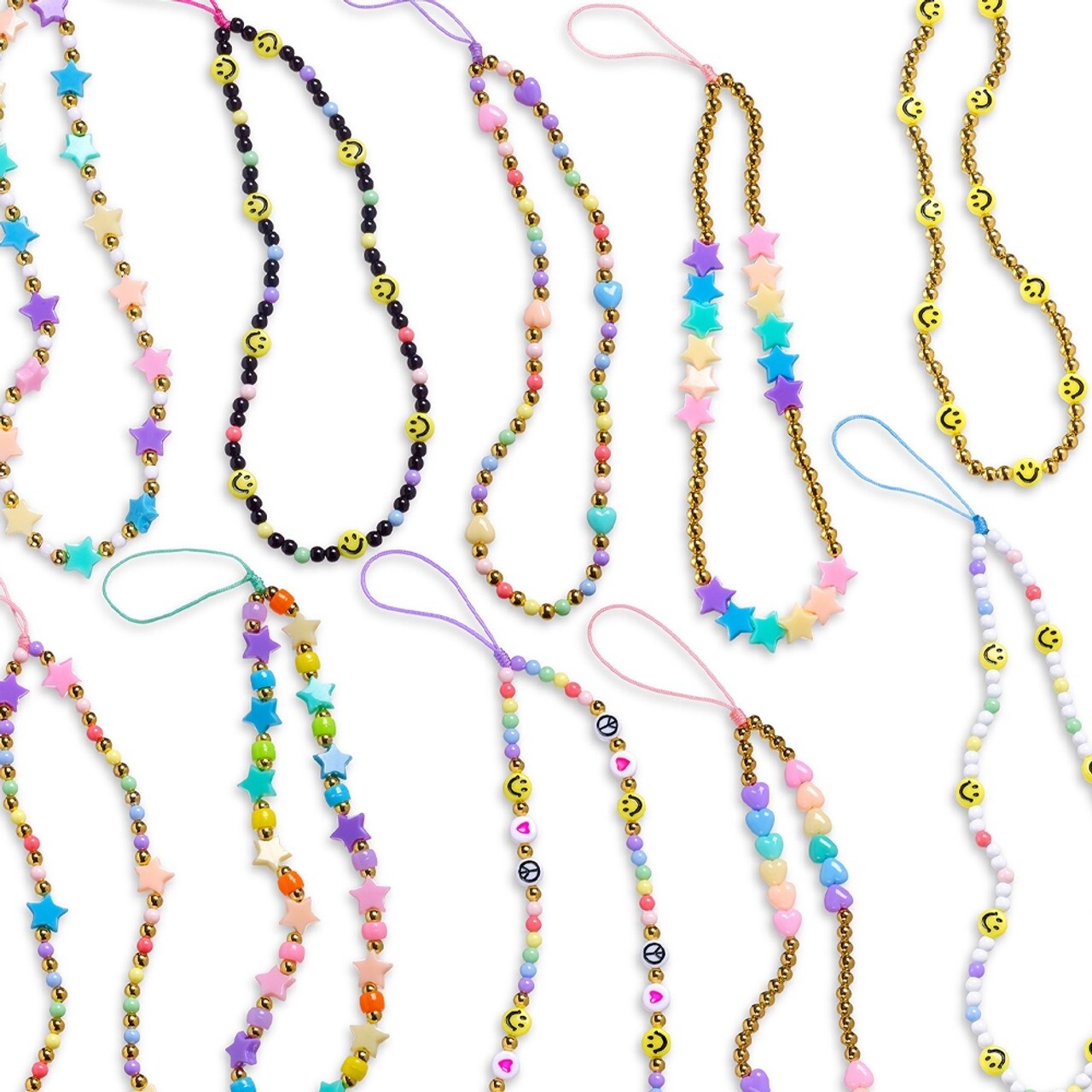 Cali Stretch Beaded Cell Phone Chain Assortment