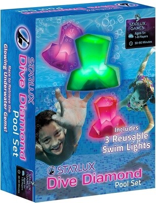 Dive Diamonds: Underwater Pool Toys that Glow