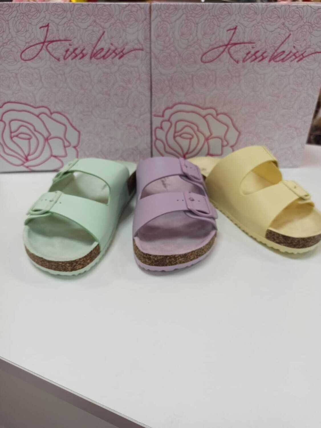 Chanclas pastel