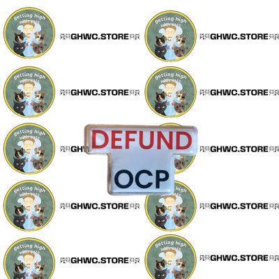 Defund OCP Hat Pin