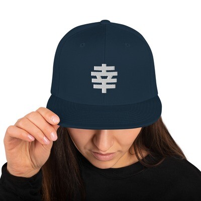 Happiness Japanese Kanji Embroidery Snapback Hat | Anime Fan Gift, Japanese Streetwear