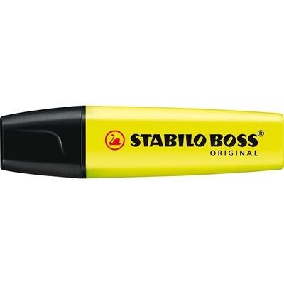 STABILO BOSS HIGHLIGHTER YELLOW BOX 10