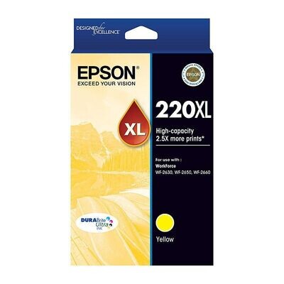 Epson 220 XL Yellow High Yield Ink Cartridge