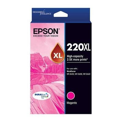 Epson 220 XL Magenta High Yield Ink Cartridge