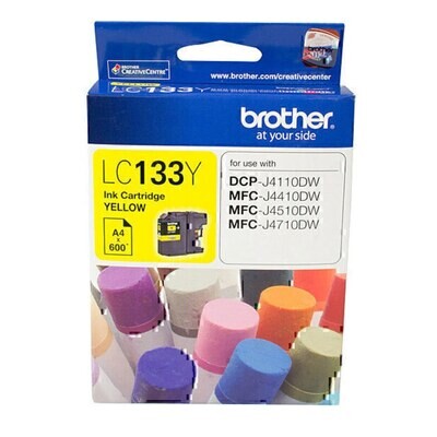 Brother LC-133 Yellow Ink Cartridge